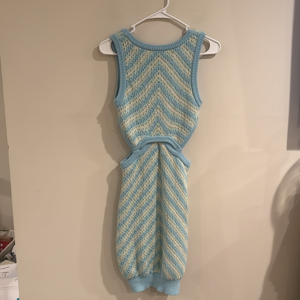 FOR LOVE & LEMONS Corinna Chevron‎ Knit Mini Dress small - Picture 10 of 10